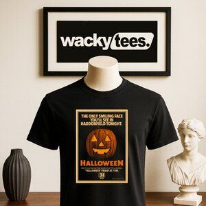 Halloween TV Showing Premiere 70s Showing Poster Graphic Tee Shirt